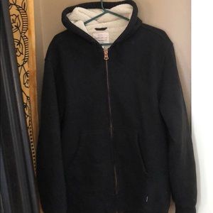 Black zip up jacket
